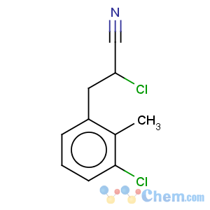 CAS No:21342-85-8 2-Chloro-3-(3-chloro-o-tolyl)propionitrile