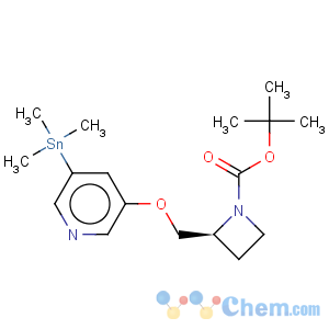 CAS No:213766-21-3 1-Azetidinecarboxylicacid, 2-[[[5-(trimethylstannyl)-3-pyridinyl]oxy]methyl]-, 1,1-dimethylethylester, (2S)-