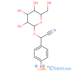 CAS No:21401-21-8 Benzeneacetonitrile, a-(b-D-glucopyranosyloxy)-4-hydroxy-, (aR)-