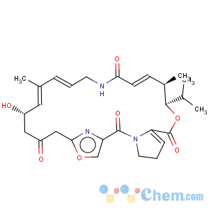 CAS No:21411-53-0 3H-21,18-Nitrilo-1H,22H-pyrrolo[2,1-c][1,8,4,19]dioxadiazacyclotetracosine-1,7,16,22(4H,17H)-tetrone,8,9,14,15,24,25-hexahydro-14-hydroxy-4,12-dimethyl-3-(1-methylethyl)-, (3R,4R,5E,10E,12E,14S)-