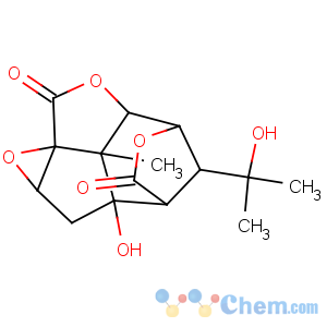 CAS No:21416-53-5 3,6-Methano-8H-1,5,7-trioxacyclopenta[ij]cycloprop[a]azulene-4,8(3H)-dione,hexahydro-2a-hydroxy-9-(1-hydroxy-1-methylethyl)-8b-methyl-,(1aR,2aR,3S,6R,6aS,8aS,8bR,9S)-
