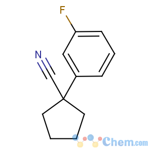 CAS No:214262-90-5 1-(3-fluorophenyl)cyclopentane-1-carbonitrile