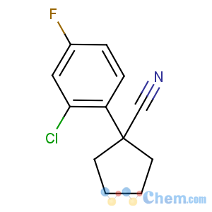 CAS No:214262-92-7 1-(2-chloro-4-fluorophenyl)cyclopentane-1-carbonitrile