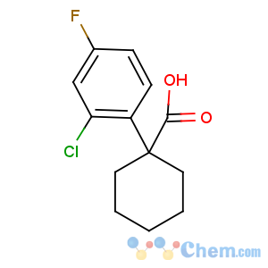 CAS No:214263-02-2 1-(2-chloro-4-fluorophenyl)cyclohexane-1-carboxylic acid