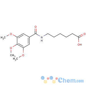 CAS No:21434-91-3 6-[(3,4,5-trimethoxybenzoyl)amino]hexanoic acid