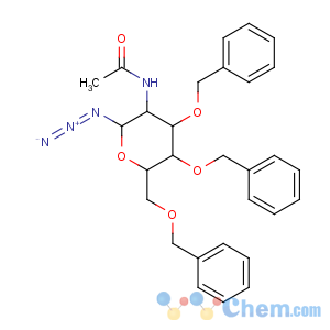 CAS No:214467-60-4 N-[(2R,3R,4R,5S,6R)-2-azido-4,<br />5-bis(phenylmethoxy)-6-(phenylmethoxymethyl)oxan-3-yl]acetamide