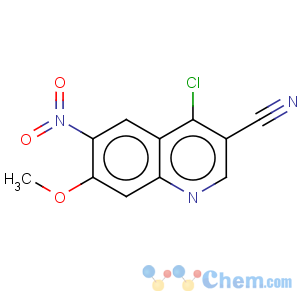 CAS No:214470-33-4 4-chloro-7-methoxy-6-nitroquinoline-3-carbonitrile