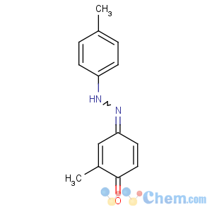 CAS No:21462-92-0 2-methyl-4-[(4-methylphenyl)hydrazinylidene]cyclohexa-2,5-dien-1-one