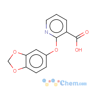 CAS No:214758-41-5 3-Pyridinecarboxylicacid, 2-(1,3-benzodioxol-5-yloxy)-