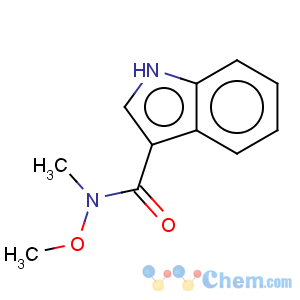 CAS No:214759-95-2 N-METHOXY-N-METHYL-1H-INDOLE-3-CARBOXAMIDE