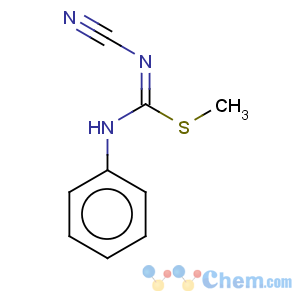 CAS No:21504-96-1 Carbamimidothioic acid,N-cyano-N'-phenyl-, methyl ester