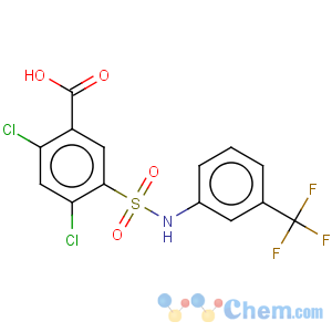 CAS No:21525-24-6 Benzoic acid,2,4-dichloro-5-[[[3-(trifluoromethyl)phenyl]amino]sulfonyl]-