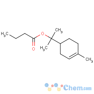 CAS No:2153-28-8 2-(4-methylcyclohex-3-en-1-yl)propan-2-yl butanoate