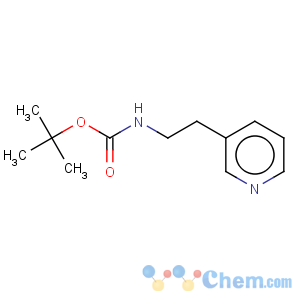 CAS No:215305-99-0 Carbamic acid,N-[2-(3-pyridinyl)ethyl]-, 1,1-dimethylethyl ester