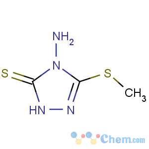 CAS No:21532-03-6 3H-1,2,4-Triazole-3-thione,4-amino-2,4-dihydro-5-(methylthio)-