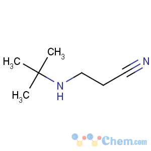 CAS No:21539-53-7 Propanenitrile,3-[(1,1-dimethylethyl)amino]-
