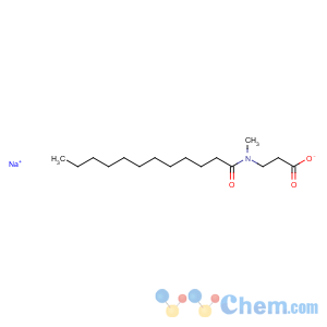 CAS No:21539-58-2 b-Alanine,N-methyl-N-(1-oxododecyl)-, sodium salt (1:1)