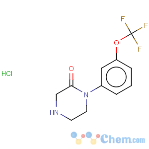 CAS No:215649-79-9 2-Piperazinone,1-[3-(trifluoromethoxy)phenyl]-