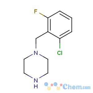 CAS No:215655-20-2 1-[(2-chloro-6-fluorophenyl)methyl]piperazine
