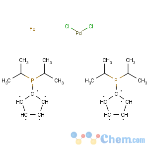 CAS No:215788-65-1 Palladium,[1,1'-bis[bis(1-methylethyl)phosphino-kP]ferrocene]dichloro-, (SP-4-2)-
