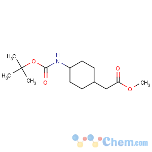 CAS No:215789-45-0 methyl 2-[4-[(2-methylpropan-2-yl)oxycarbonylamino]cyclohexyl]acetate