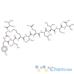 CAS No:215923-20-9 L-Valine,L-threonylglycyl-L-tyrosyl-L-isoleucyl-L-lysyl-L-threonyl-L-a-glutamyl-L-leucyl-L-isoleucyl-L-seryl-(9CI)
