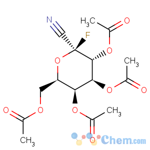 CAS No:215942-62-4 b-D-galacto-2-Heptulopyranosononitrile,2-deoxy-2-fluoro-, 3,4,5,7-tetraacetate (9CI)