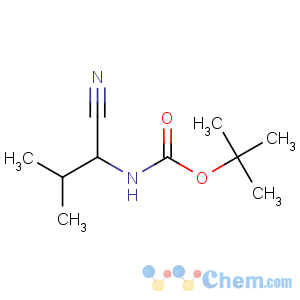 CAS No:216319-90-3 tert-butyl N-[(1S)-1-cyano-2-methylpropyl]carbamate