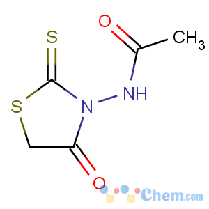 CAS No:21633-59-0 Acetamide,N-(4-oxo-2-thioxo-3-thiazolidinyl)-
