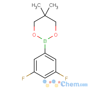 CAS No:216393-57-6 2-(3,5-difluorophenyl)-5,5-dimethyl-1,3,2-dioxaborinane