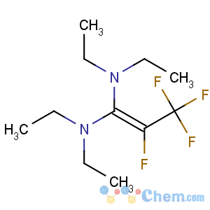 CAS No:216393-97-4 1-N,1-N,1-N',1-N'-tetraethyl-2,3,3,3-tetrafluoroprop-1-ene-1,1-diamine