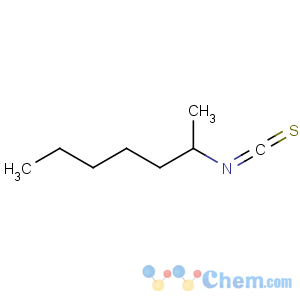 CAS No:21663-51-4 Heptane,2-isothiocyanato-