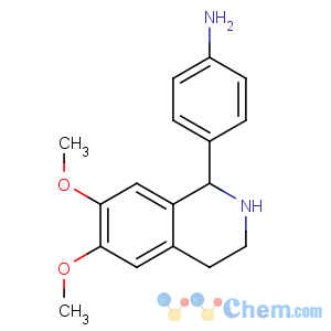 CAS No:217191-31-6 4-(6,7-dimethoxy-1,2,3,4-tetrahydroisoquinolin-1-yl)aniline