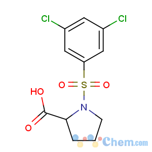 CAS No:217326-48-2 (2S)-1-(3,5-dichlorophenyl)sulfonylpyrrolidine-2-carboxylic acid