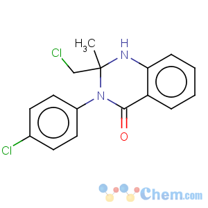 CAS No:217461-92-2 4(1H)-Quinazolinone,2-(chloromethyl)-3-(4-chlorophenyl)-2,3-dihydro-2-methyl-