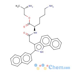 CAS No:217480-27-8 (2S)-2-Aminopropyl ester N2-[[2-(2-naphthalenyl)-1H-benz[g]indol-3-yl]acetyl-D-lysine