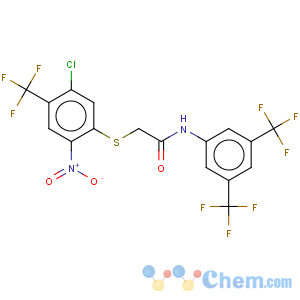 CAS No:217490-29-4 Acetamide,N-[3,5-bis(trifluoromethyl)phenyl]-2-[[5-chloro-2-nitro-4-(trifluoromethyl)phenyl]thio]-