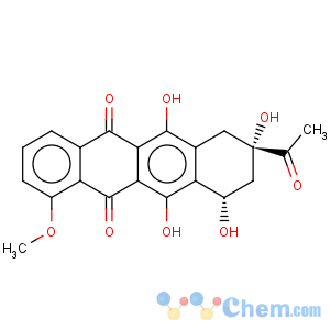 CAS No:21794-55-8 5,12-Naphthacenedione,8-acetyl-7,8,9,10-tetrahydro-6,8,10,11-tetrahydroxy-1-methoxy-, (8S,10S)-