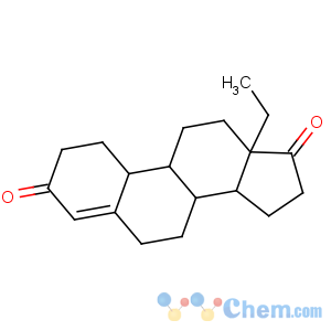 CAS No:21800-83-9 (8R,9S,10R,14S)-13-ethyl-1,2,6,7,8,9,10,11,12,14,15,<br />16-dodecahydrocyclopenta[a]phenanthrene-3,17-dione