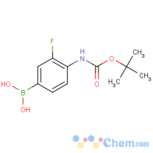 CAS No:218301-87-2 [3-fluoro-4-[(2-methylpropan-2-yl)oxycarbonylamino]phenyl]boronic acid