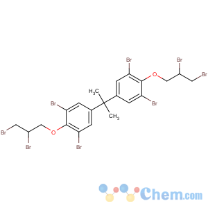 CAS No:21850-44-2 1,3-dibromo-5-[2-[3,5-dibromo-4-(2,<br />3-dibromopropoxy)phenyl]propan-2-yl]-2-(2,3-dibromopropoxy)benzene