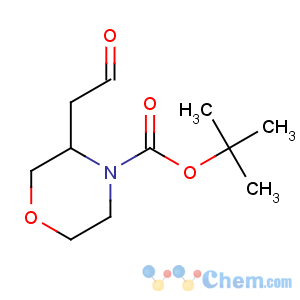 CAS No:218594-01-5 4-Morpholinecarboxylicacid, 3-formyl-, 1,1-dimethylethyl ester, (3S)-