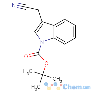 CAS No:218772-62-4 tert-butyl 3-(cyanomethyl)indole-1-carboxylate