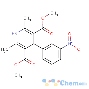CAS No:21881-77-6 3,5-Pyridinedicarboxylicacid, 1,4-dihydro-2,6-dimethyl-4-(3-nitrophenyl)-, 3,5-dimethyl ester