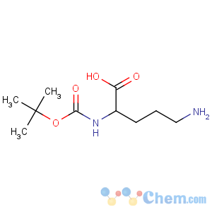 CAS No:21887-64-9 (2S)-5-amino-2-[(2-methylpropan-2-yl)oxycarbonylamino]pentanoic acid