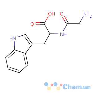 CAS No:2189-26-6 2-[(2-aminoacetyl)amino]-3-(1H-indol-3-yl)propanoic acid
