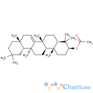CAS No:2189-80-2 27-Norolean-14-en-3-ol,13-methyl-, 3-acetate, (3b,13a)-