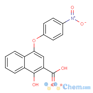 CAS No:21894-06-4 1-hydroxy-4-(4-nitrophenoxy)naphthalene-2-carboxylic acid