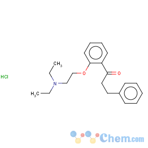 CAS No:2192-21-4 1-Propanone,1-[2-[2-(diethylamino)ethoxy]phenyl]-3-phenyl-, hydrochloride (9CI)