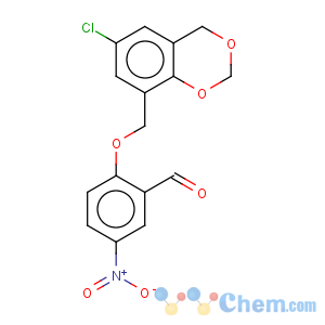 CAS No:219539-02-3 Benzaldehyde,2-[(6-chloro-4H-1,3-benzodioxin-8-yl)methoxy]-5-nitro-